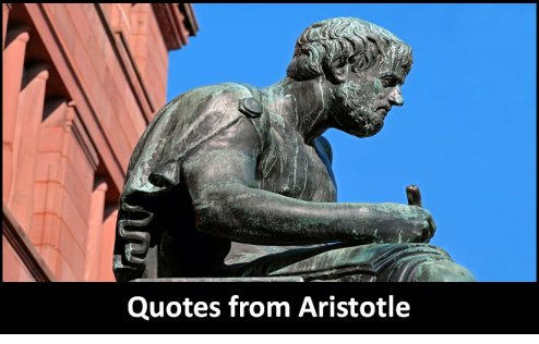 Quotes and sayings from Aristotle